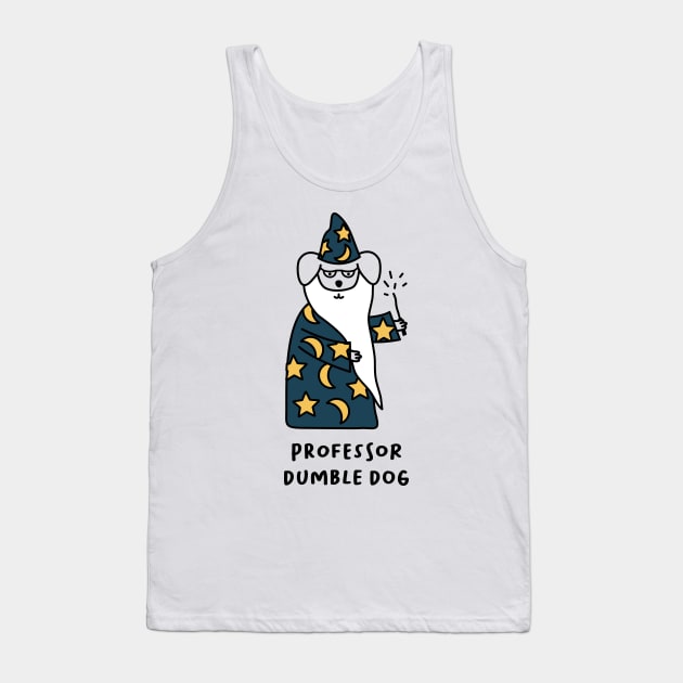 Professor Dumble Dog Tank Top by MorvernDesigns